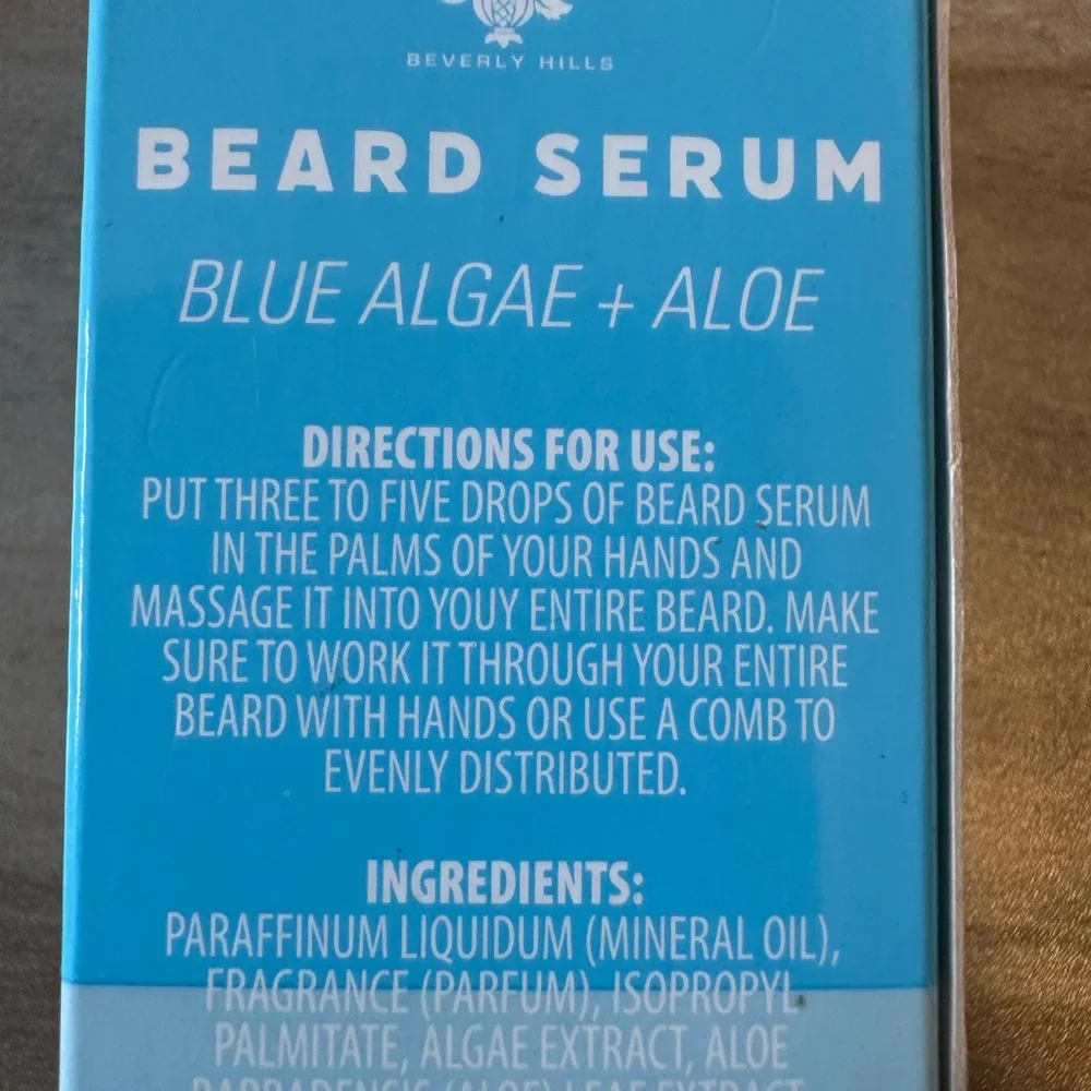 Men’s Refresh Blue Algae and‎ Aloe Beard Serum x 4
